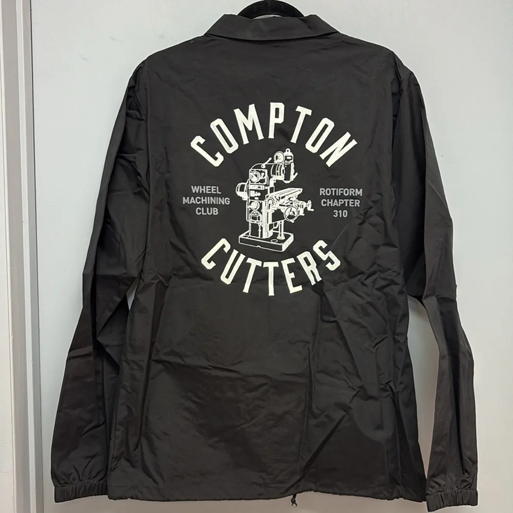 Compton Cutters {Independent Trading Co} Men’s Snap Closure Windbreaker Jacket L